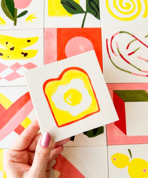 "Egg on Toast" Coaster