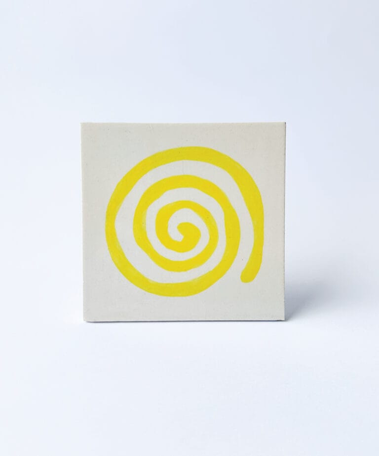 "Golden Sprial" Coaster
