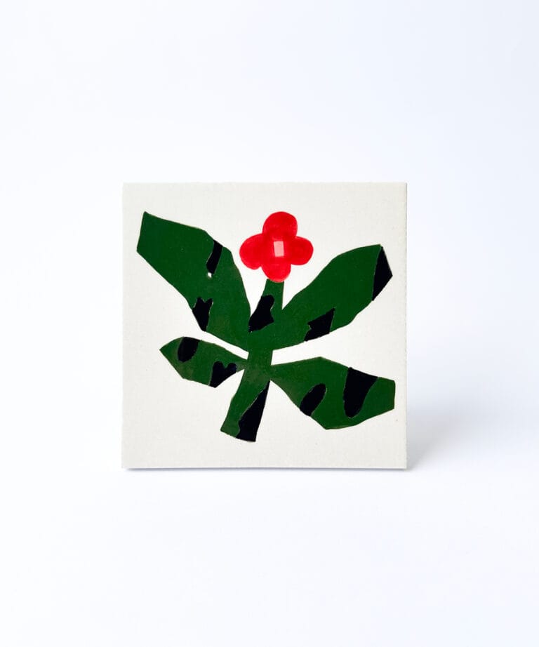 "Poppy" Coaster
