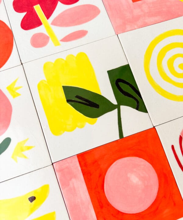 "Shy Yellow" Coaster