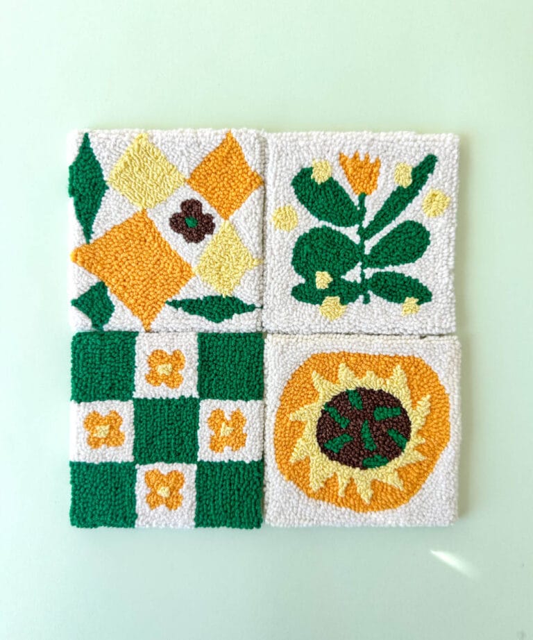 Sun & Clover Coaster